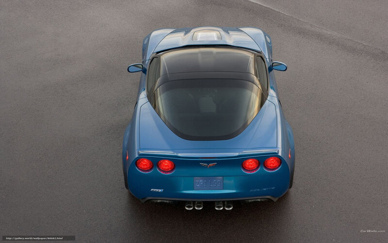 Blue Corvette Zr1 — Calm