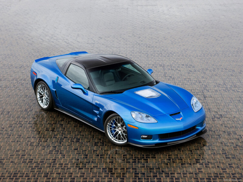 Blue Corvette Zr1 — Dramatic, Photograph, Car, Tarmac