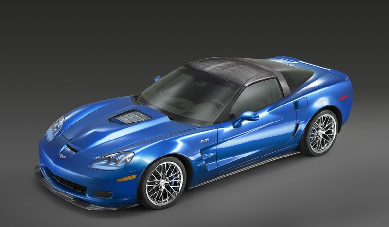 Blue Corvette Zr1 — Dramatic, Photograph, Car, Windshield