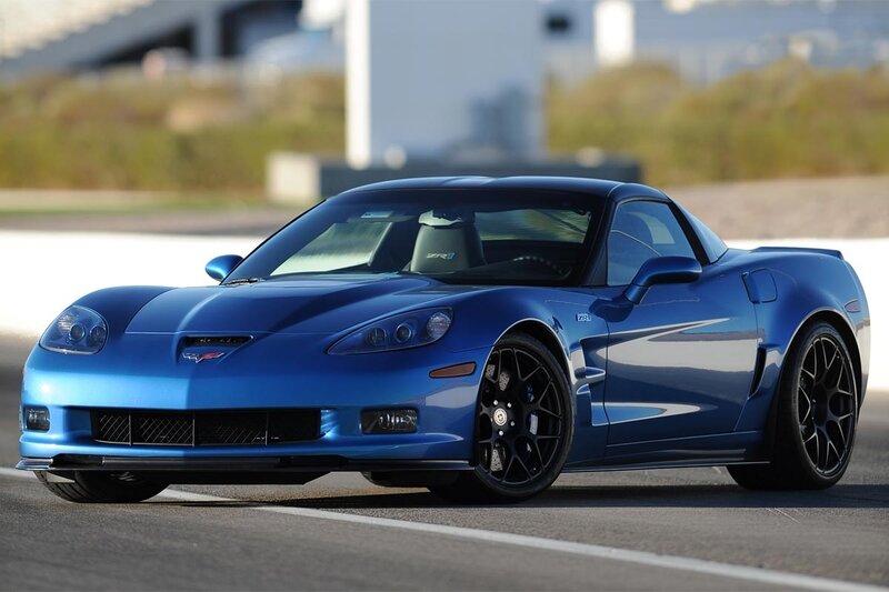 Blue Corvette Zr1 — Dynamic, Afternoon