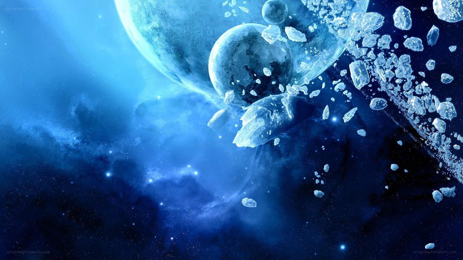 Blue cosmic explosion