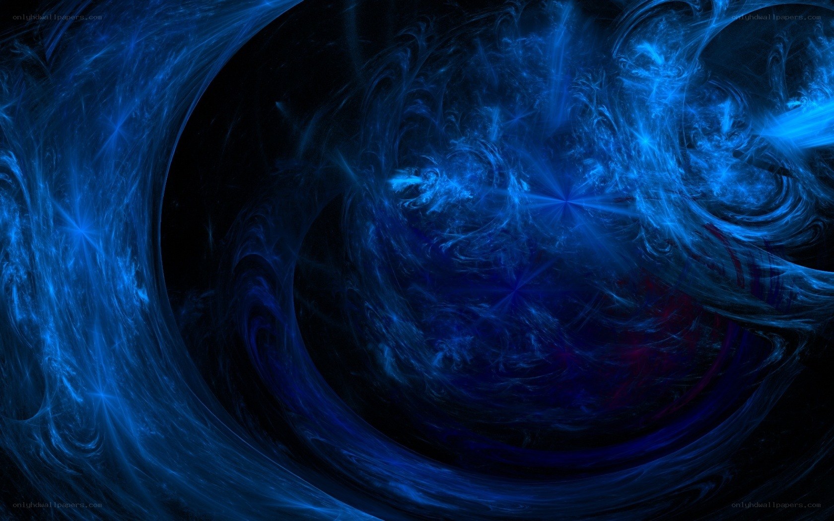 blue cosmic swirl