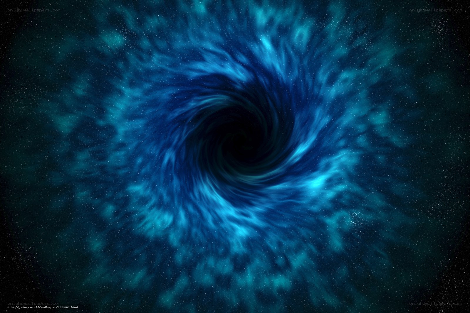 blue cosmic vortex