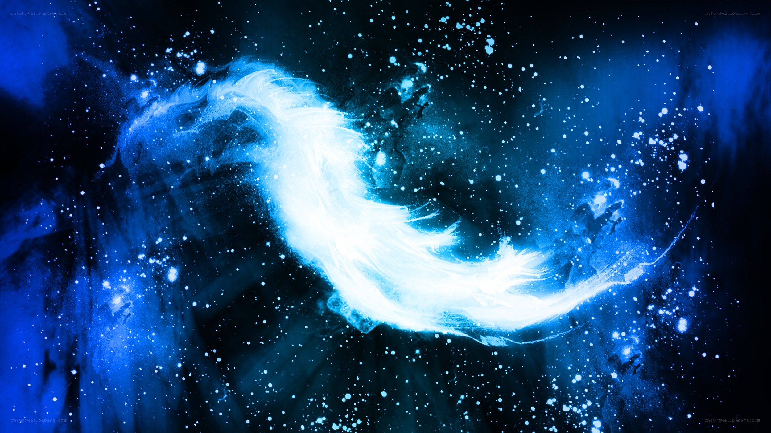blue cosmic wave