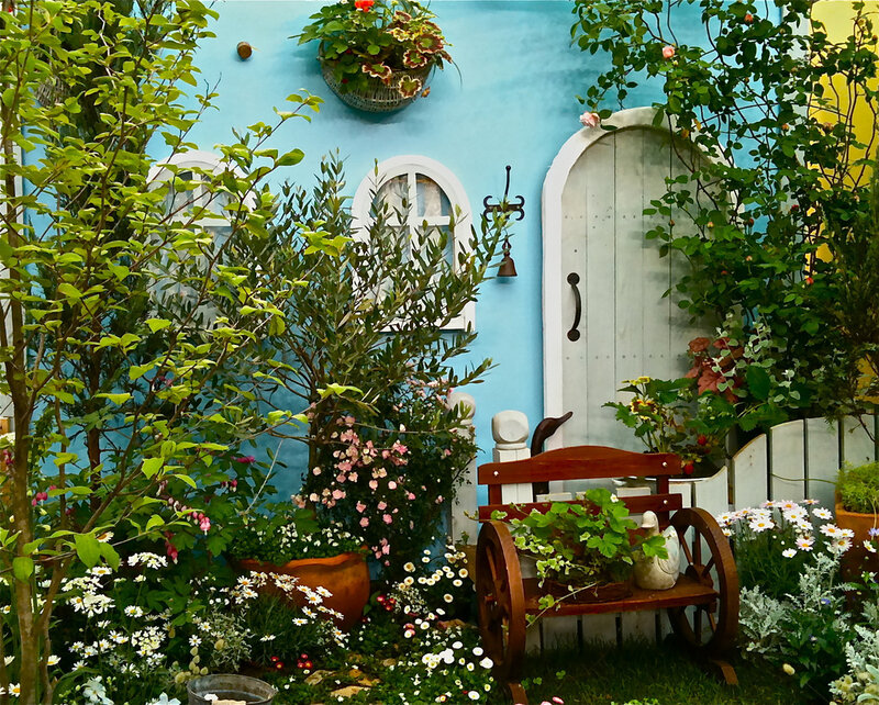 Blue Cottage Garden