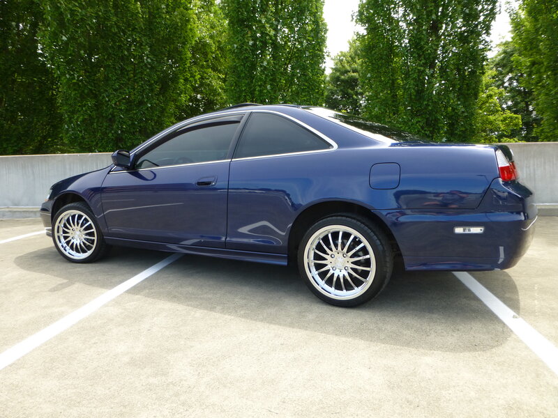 Blue Coupe Car — Calm, Afternoon, Photograph