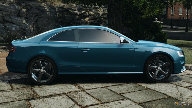 Blue Coupe Car — Calm