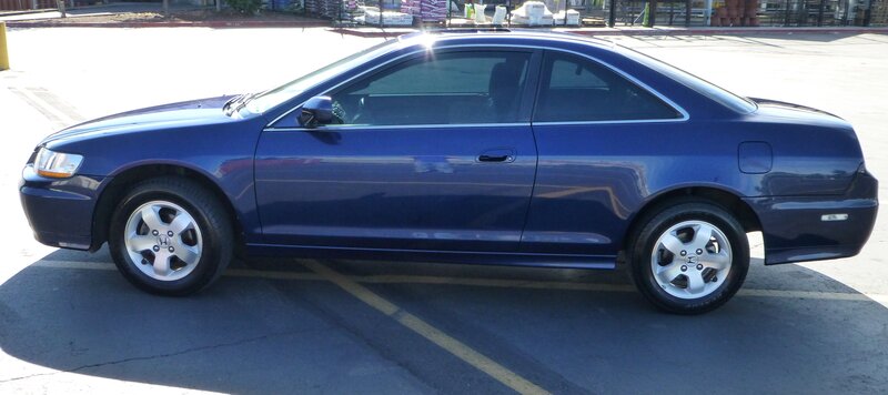 Blue Coupe Car — Neutral, Afternoon, Photograph