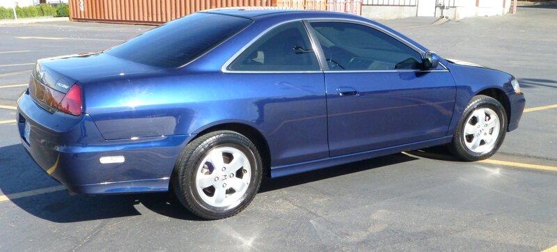 Blue Coupe Car — Neutral