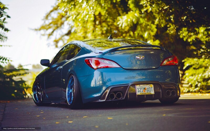 Blue Coupe Car — Serene, Afternoon