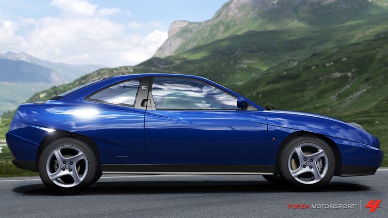 Blue Coupe Car — Serene