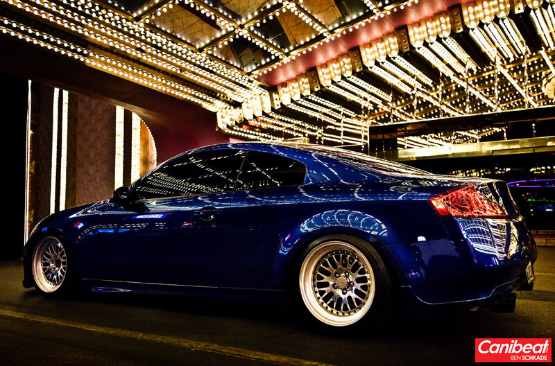 Blue Coupe Car