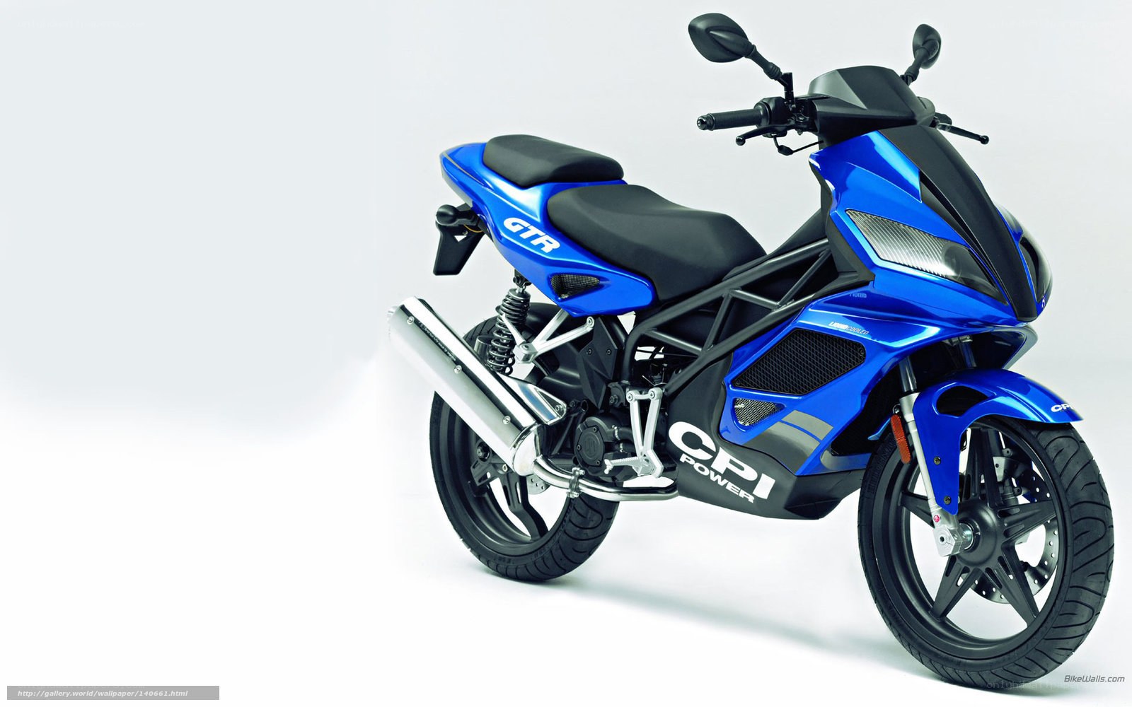 Blue CPI GTR scooter