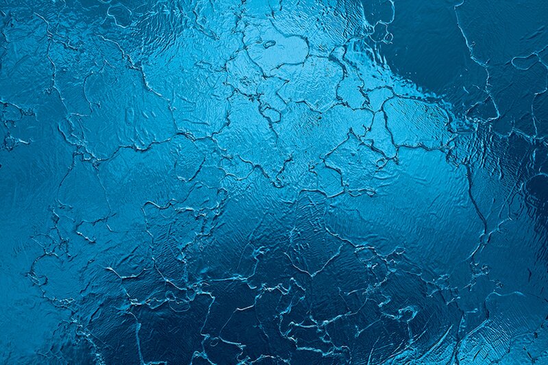 Blue Cracked Ice Texture