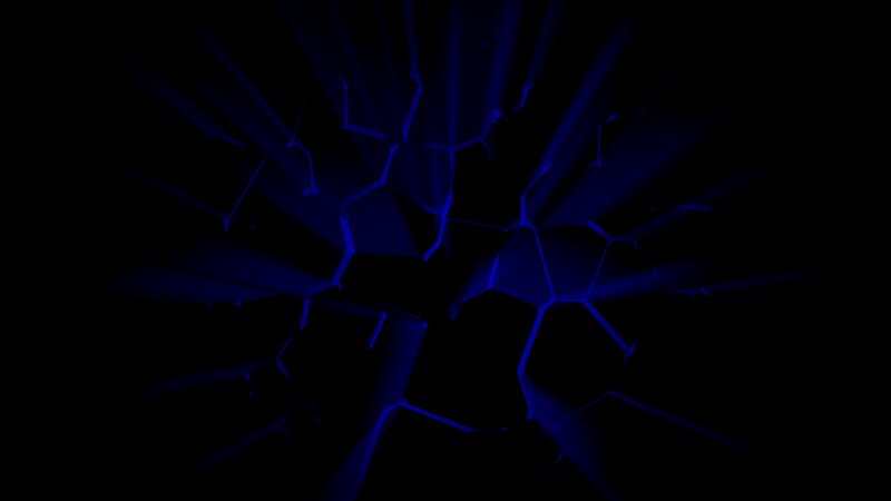 Blue Cracked Surface