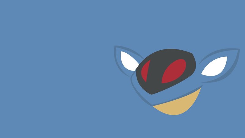Blue Creature Face
