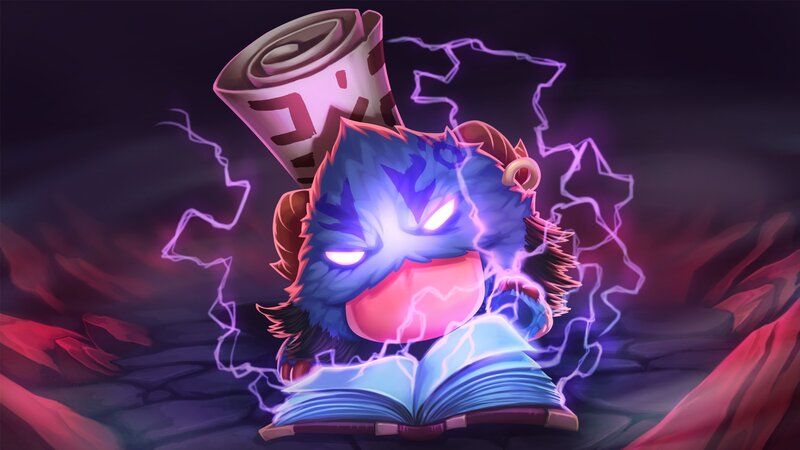 Blue Creature with Book
