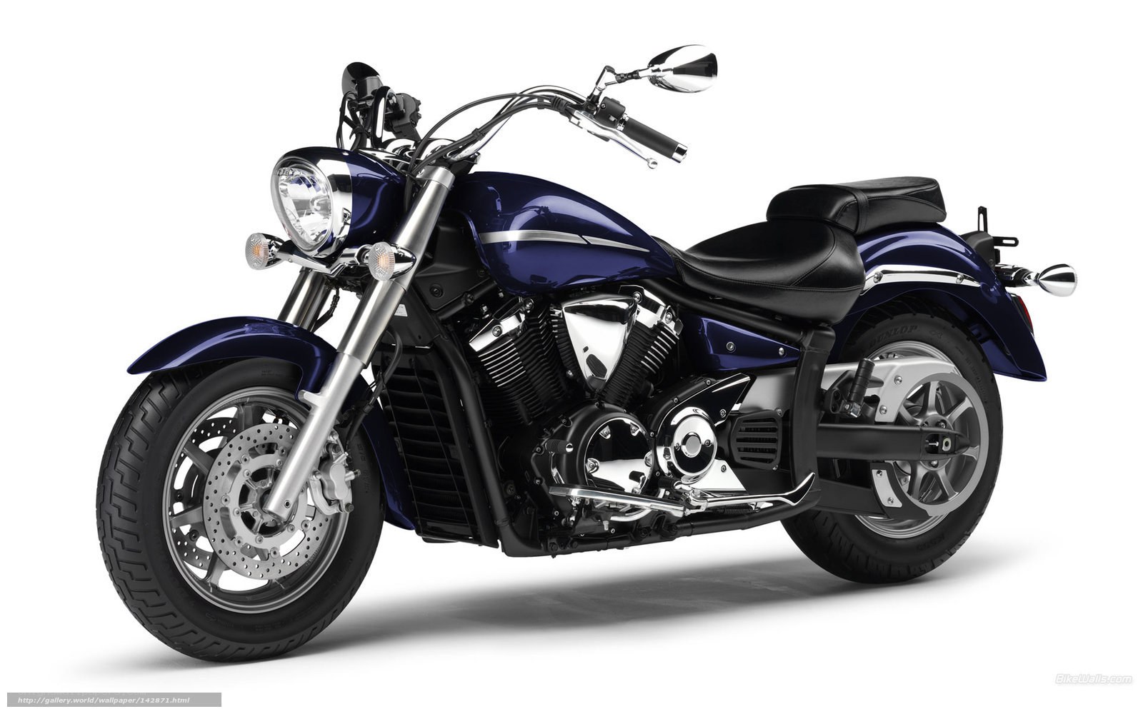 blue cruiser motorcycle