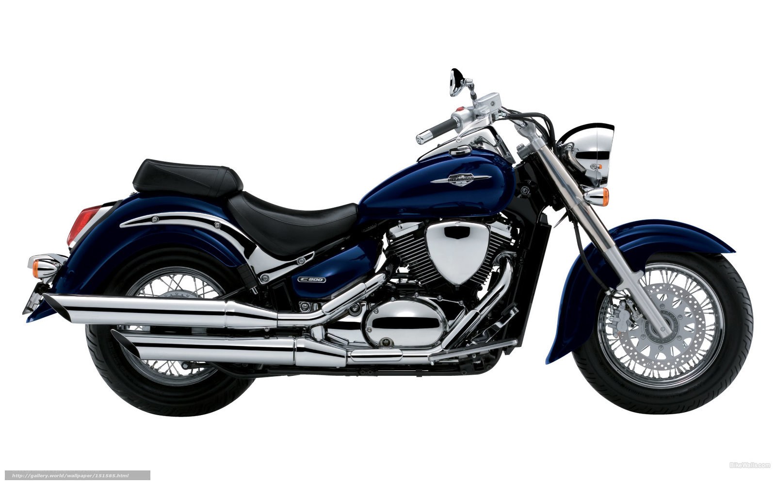 blue cruiser motorcycle