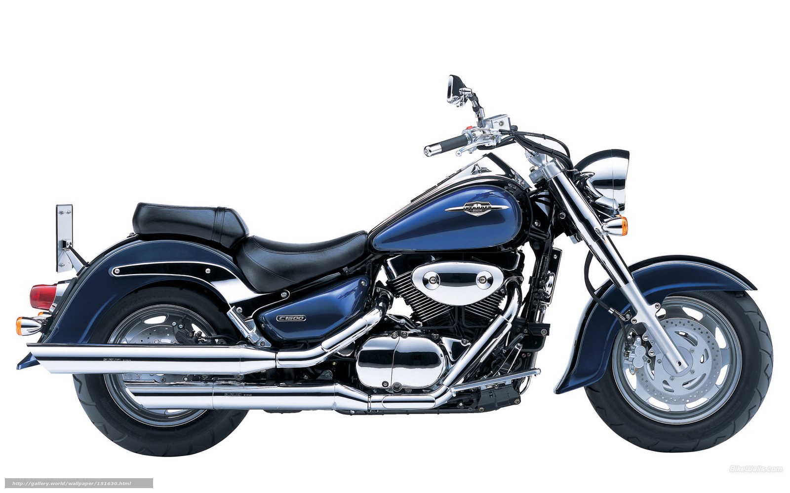 blue cruiser motorcycle