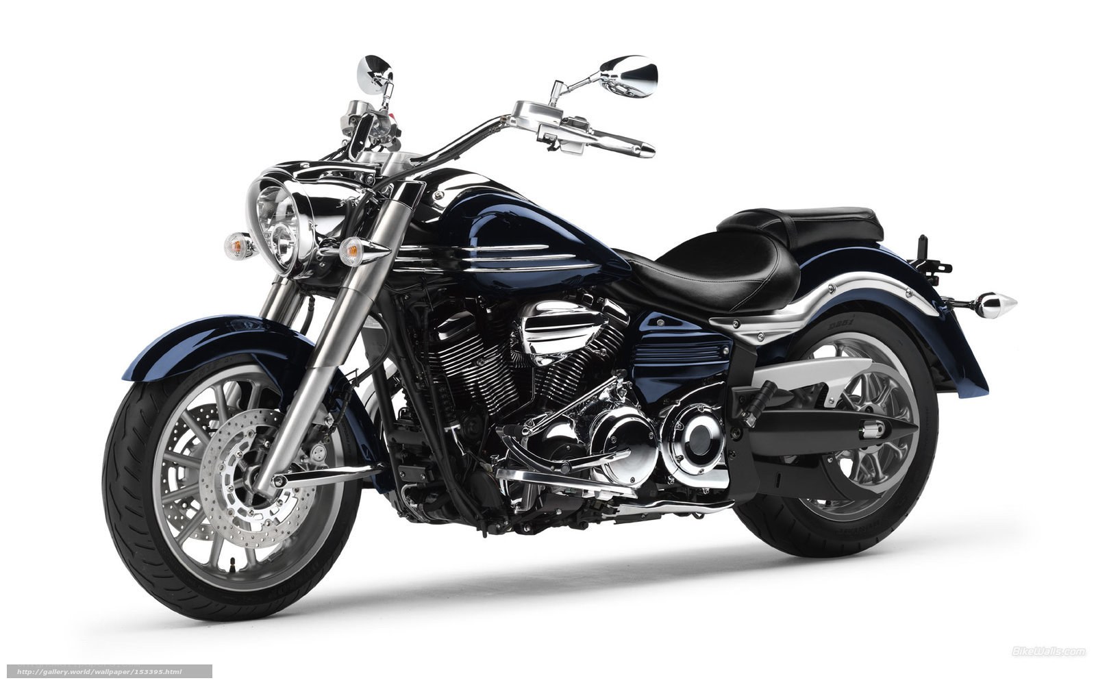 blue cruiser motorcycle