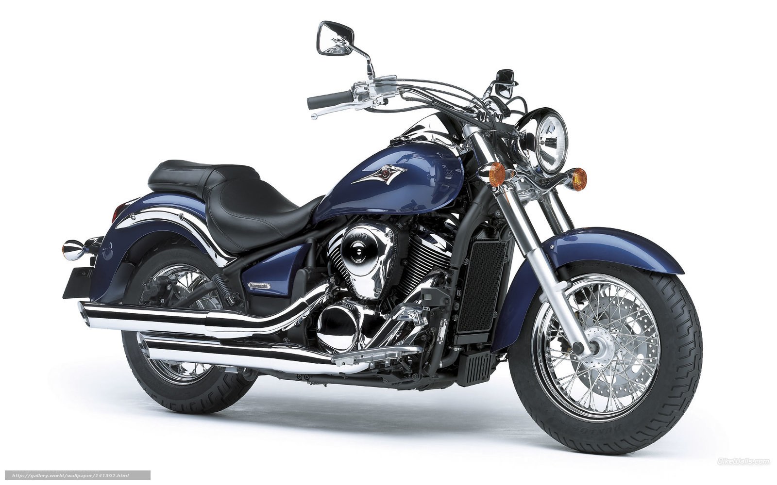 blue cruiser motorcycle