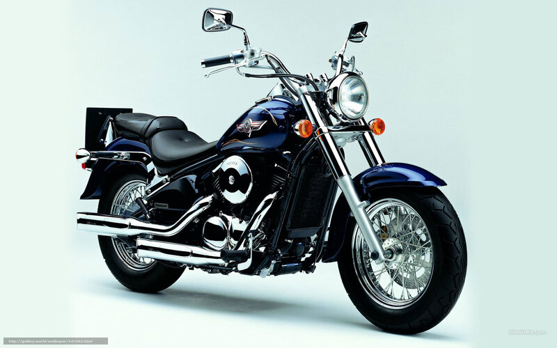 Blue Cruiser Motorcycle — Neutral, Photograph, Chrome Exhaust, Black Seat, Headlight