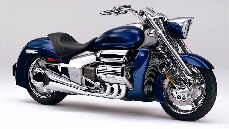 Blue Cruiser Motorcycle — Neutral, Photograph, Seat, Engine, Headlight, Black
