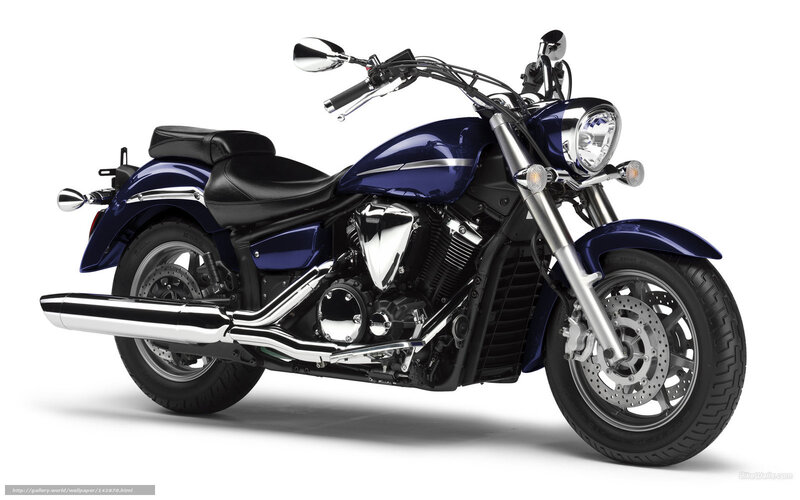 Blue Cruiser Motorcycle — Neutral, Photograph, Seat, Headlight