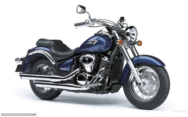 Blue Cruiser Motorcycle — Neutral, Photograph, Seat