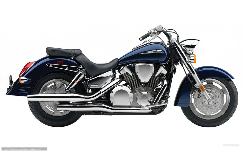 Blue Cruiser Motorcycle — Neutral