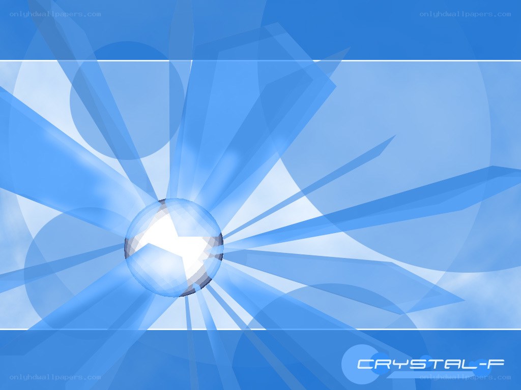 blue crystal abstract background