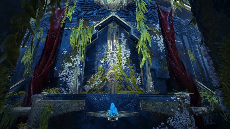 Blue Crystal Altar