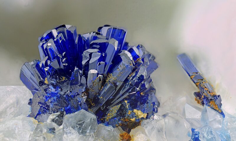 blue crystal cluster
