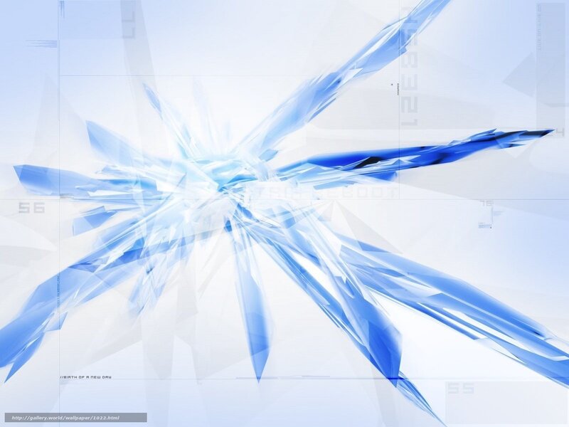blue crystal explosion
