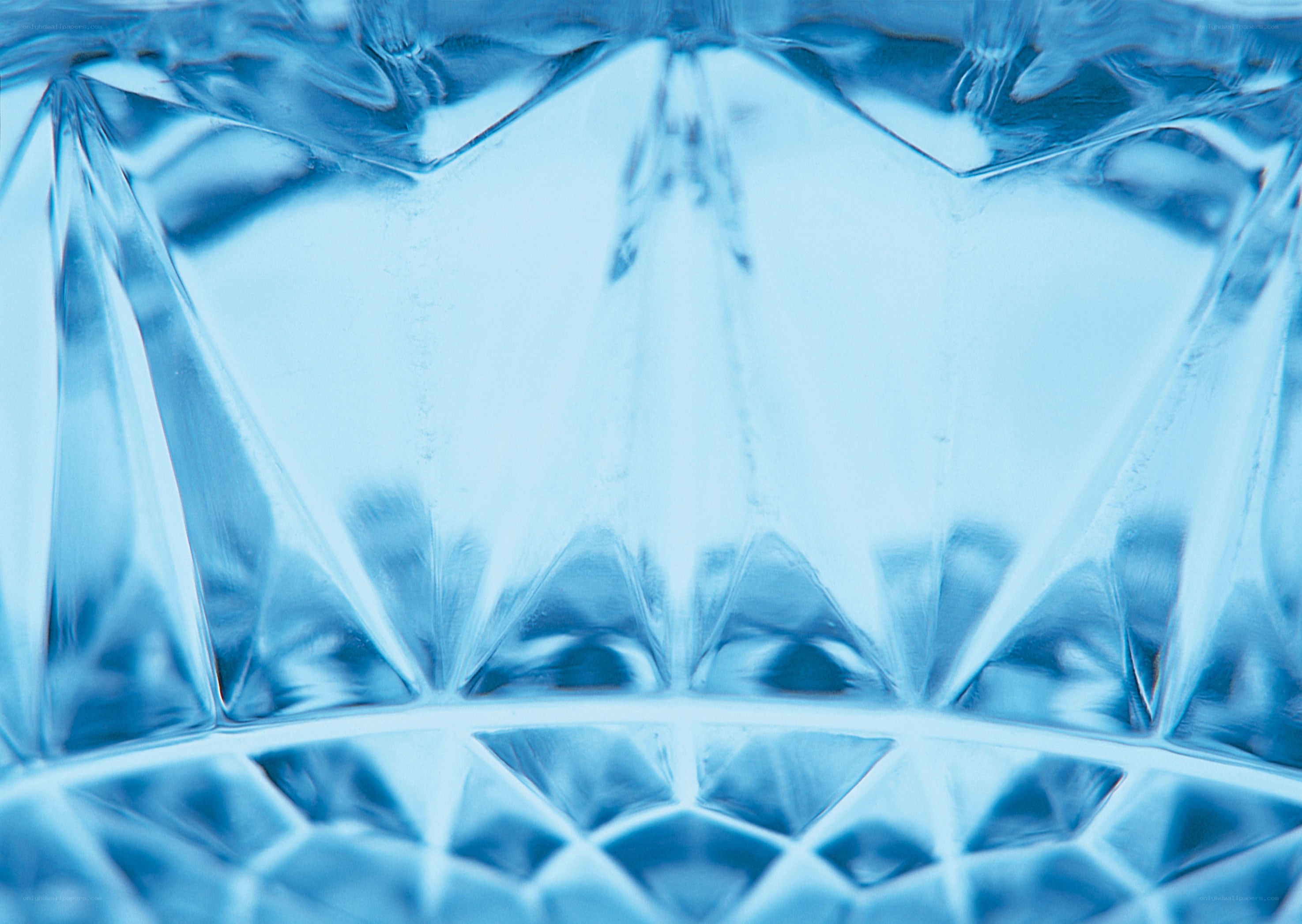 blue crystal glass texture