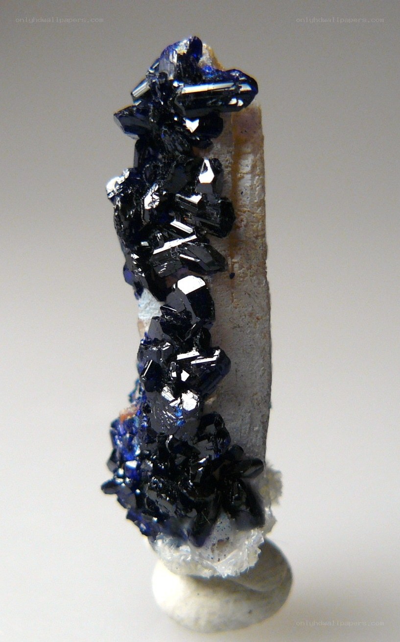 blue crystal mineral specimen
