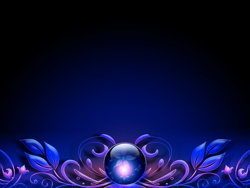 Blue Crystal Orb with Vines