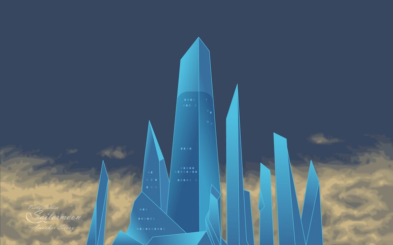 Blue Crystal Spires