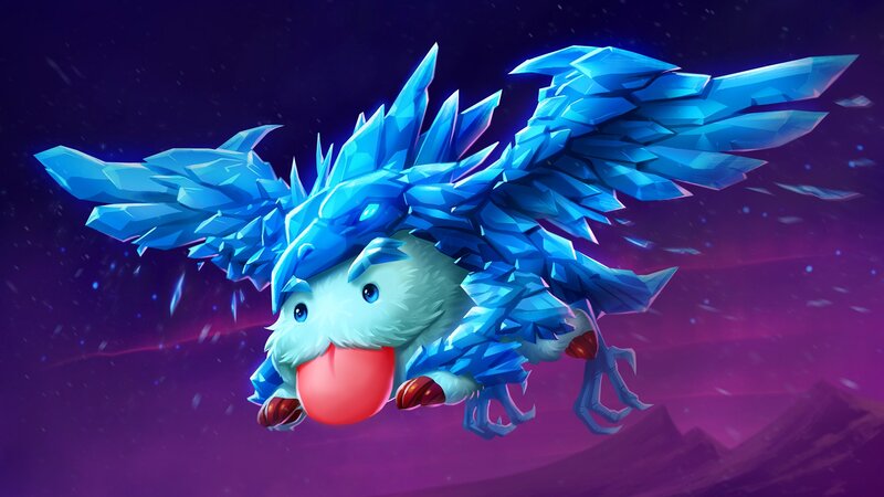 Blue Crystalline Bird