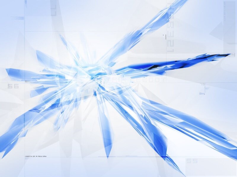 Blue Crystalline Explosion — Dynamic