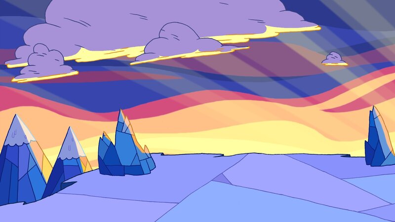 Blue Crystalline Mountains