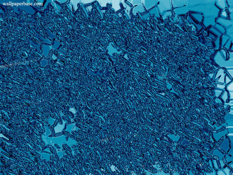 Blue Crystalline Pattern