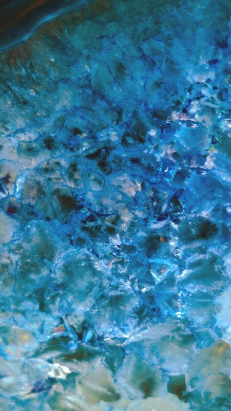 Blue Crystalline Structure — Textured