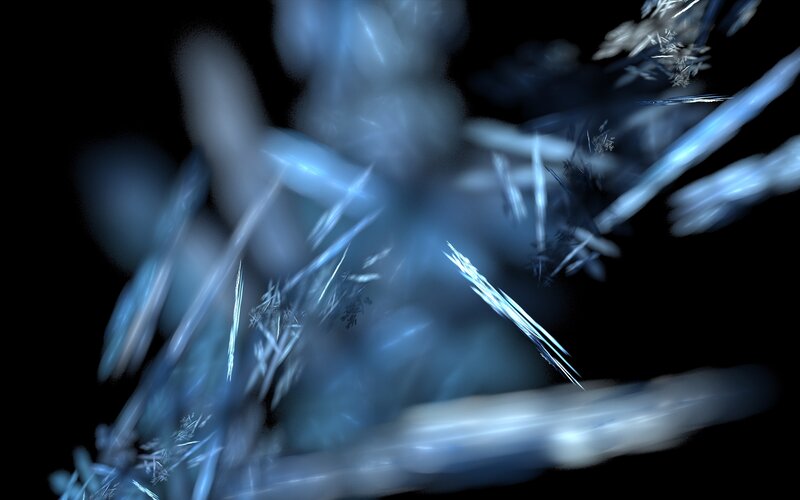 Blue Crystalline Structures — Abstract