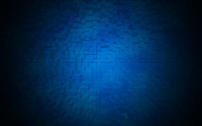 Blue Cube Pattern — Abstract
