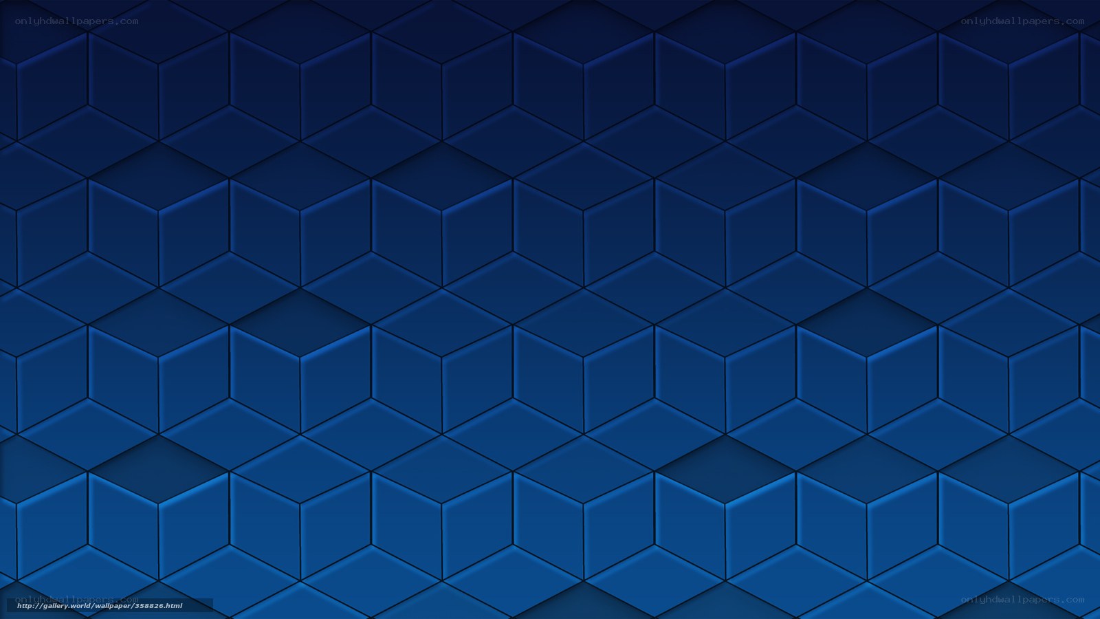 blue cube pattern background