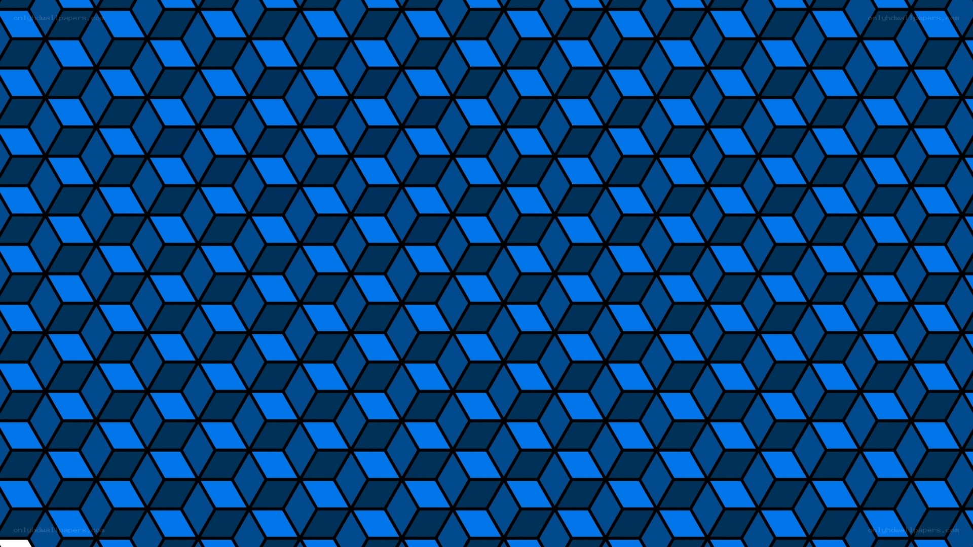 blue cube pattern background