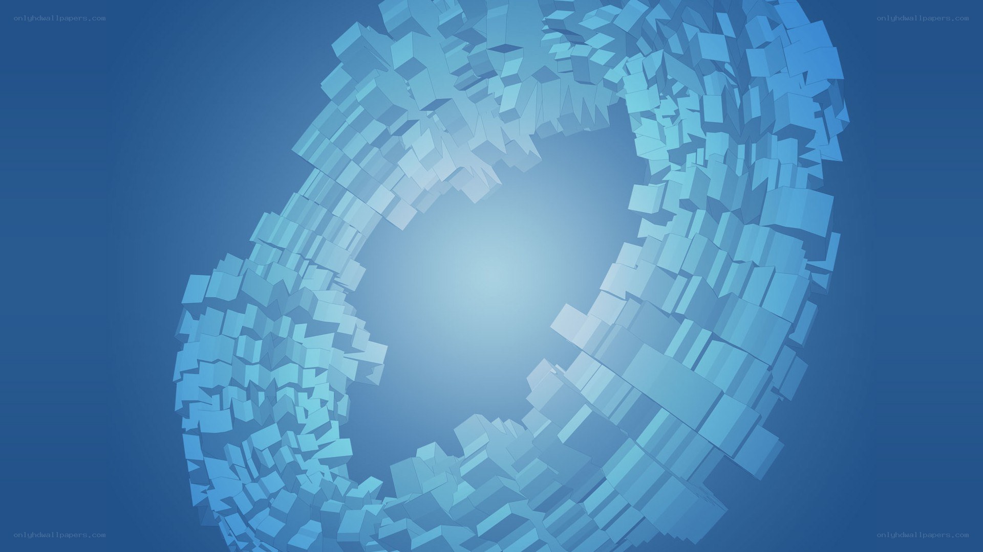 blue cube ring structure