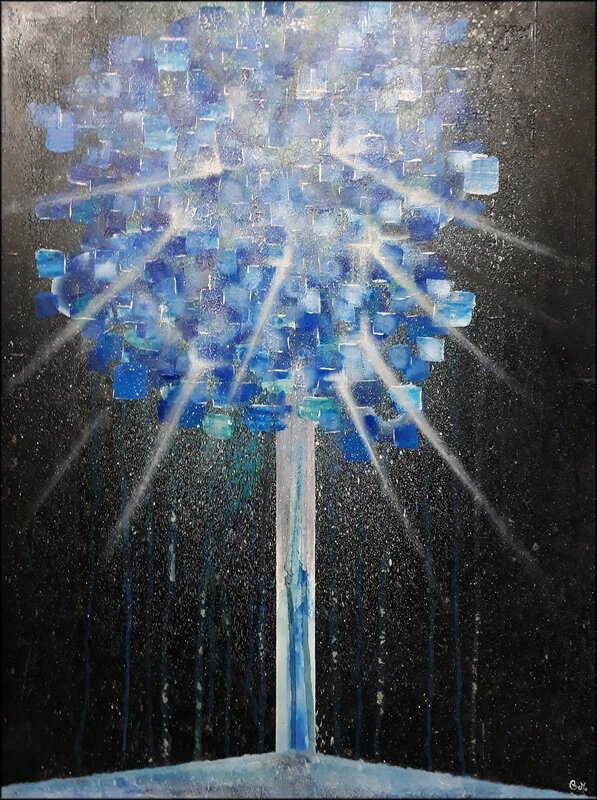 Blue Cube Tree
